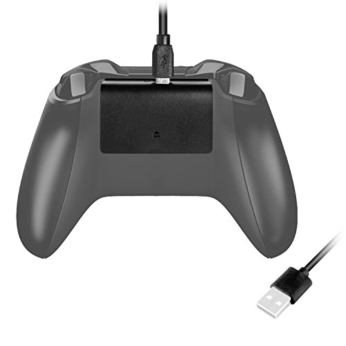 2 Xbox One Controller Rechargeable Battery Packs w/ USB Charging Cable, Play & Charge Kit