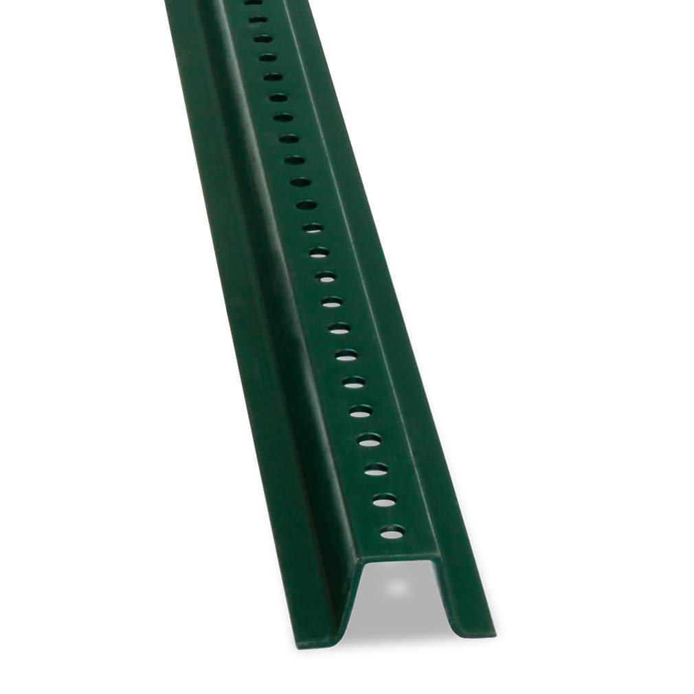 SmartSign U-Channel Sign Post, Heavy Duty | 6' Tall Baked Enamel Steel Post