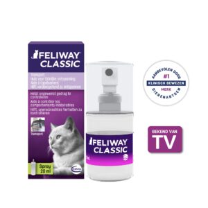 FELIWAY Classic Cat Calming Pheromone Travel Spray (20 mL)