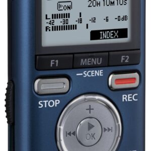 Olympus WS-822 Blue Voice Recorders with 4 GB Built-In-Memory