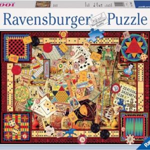 Ravensburger Vintage Games - 1000 Piece Jigsaw Puzzle for Adults | Unique Pieces | Softclick Technology | Perfect Group Activity