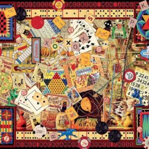 Ravensburger Vintage Games - 1000 Piece Jigsaw Puzzle for Adults | Unique Pieces | Softclick Technology | Perfect Group Activity