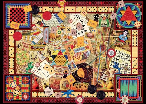 Ravensburger Vintage Games - 1000 Piece Jigsaw Puzzle for Adults | Unique Pieces | Softclick Technology | Perfect Group Activity