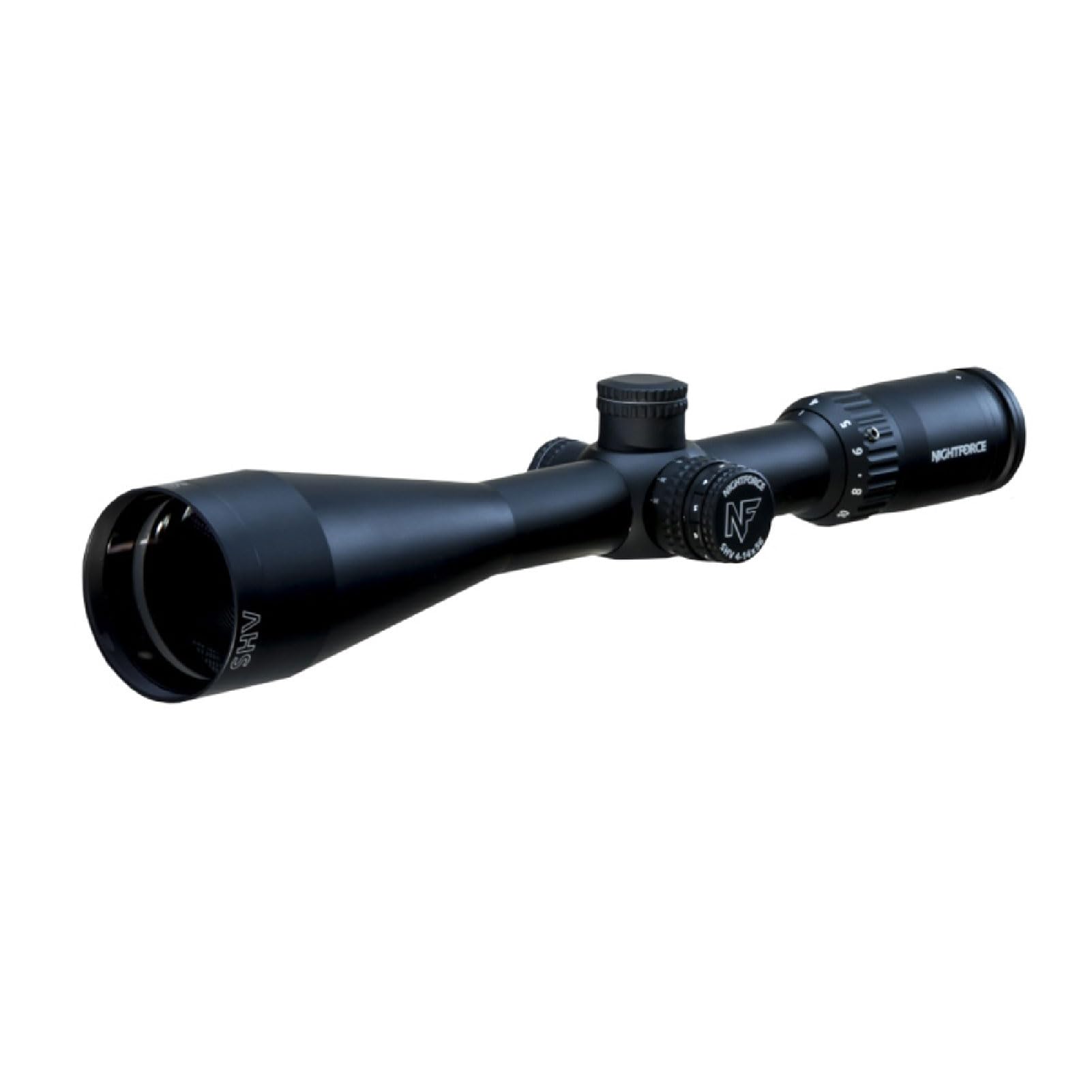 NIGHTFORCE SHV 4-14x56mm Second Focal Plane (F2/SFP) 30mm Tube Durable Precise Waterproof Fogproof Hunting Gun Scope, Non-Illuminated - Moar - 30 MOA Reticle