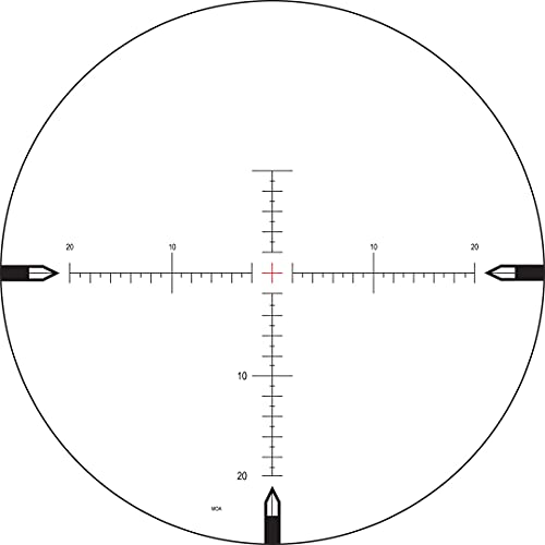 NIGHTFORCE NXS 5.5-22x56mm F2 30mm Tube Precise Black Hunting Gun Scope - ZeroStop Second Focal Plane Long-Range Shooting Scope, Moar-T Reticle (C507)