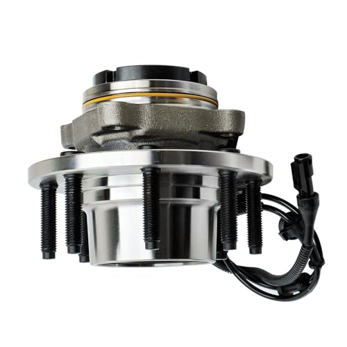 Detroit Axle - 4WD Front Wheel Bearing Hubs for 99-04 Ford F-250 F-350 Super Duty, 00-02 Ford Excursion, 2000 2001 2002 Wheel Bearing and Hubs Assembly [w/Coarse Thread] Replacement