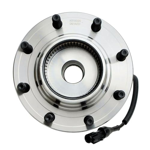 Detroit Axle - 4WD Front Wheel Bearing Hubs for 99-04 Ford F-250 F-350 Super Duty, 00-02 Ford Excursion, 2000 2001 2002 Wheel Bearing and Hubs Assembly [w/Coarse Thread] Replacement