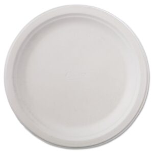 chinet 21232 classic paper dinnerware plate 9 3/4-inch dia white 125/pack 4 packs/carton