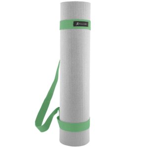 Keep your yoga mat rolled securely and your hands free so you don’t have to juggle so many things to and from yoga class! The ProsourceFit Yoga Mat Carrying Sling is a simple, affordable, and effective solution to transporting your yoga mat to and from th