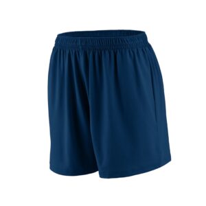 augusta sportswear augusta girls inferno short, navy, medium