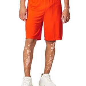 Augusta Sportswear Men's Standard Training Short, Orange, Medium