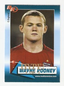 wayne rooney 2004 rookie review #97 hype 1/1 manchester united eng. rookie card