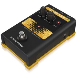 TC Helicon VOICETONE T1 Single-Button Stompbox for Studio Mastered Vocal Tone