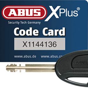 ABUS U-Lock Granit XPlus 540, Bike Lock with XPlus Cylinder, High Protection Against Theft, ABUS Security Level 15, Black/Grey