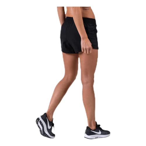 NIKE Women's 10K Running Shorts, Black/Black/Black/Wolf Grey, Large