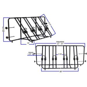 Titan Ramps Truck Bed Bike Rack - 4-Bike