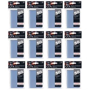 ultra pro standard deck clear protector sleeves (600-count) for gaming cards