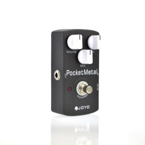 JOYO JF-35 Pocket Metal Distortion Guitar Effect Pedal - True Bypass, DC 9V and Battery Supported