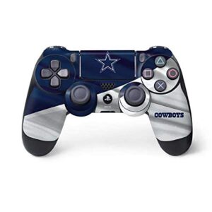 skinit decal gaming skin compatible with ps4 controller - officially licensed nfl dallas cowboys design