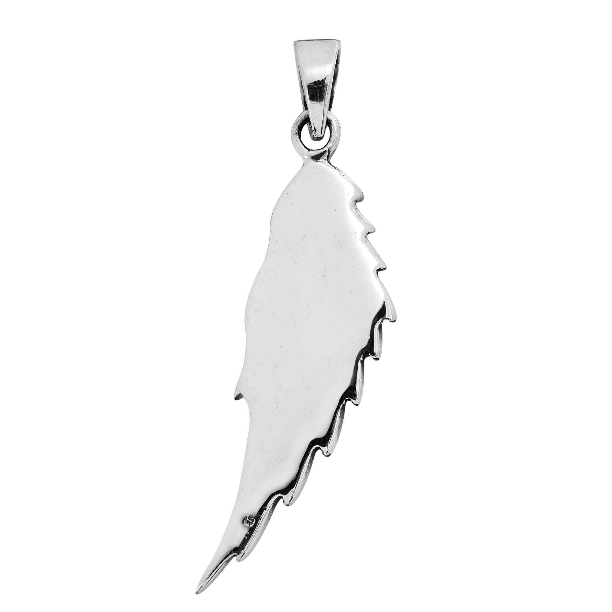 AerraVida Heavenly Angel Wing .925 Sterling Silver Pendant | Cute Wings of Angel DIY Pendant for Women