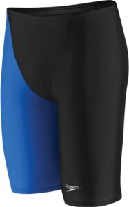 speedo men's lzr racer elite 2 high waist jammer - 26 - black / sapphire