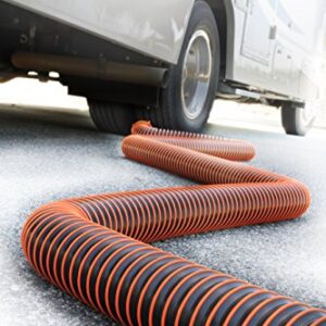 Camco RhinoEXTREME 20-Foot Camper/RV Sewer Hose Kit | Features TPE Technology for Abrasion Resistance and Crush Protection | Includes Pre-Attached Rhino Swivel Fittings (39867)