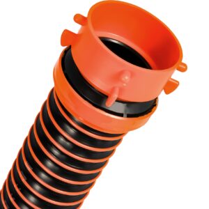 Camco RhinoEXTREME 20-Foot Camper/RV Sewer Hose Kit | Features TPE Technology for Abrasion Resistance and Crush Protection | Includes Pre-Attached Rhino Swivel Fittings (39867)