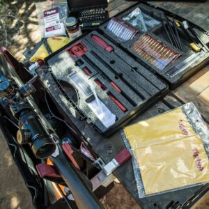 Tipton Ultra Cleaning Kit with Jags, Brushes and Bore Guide in Storage Case for Firearm Cleaning and Maintenance