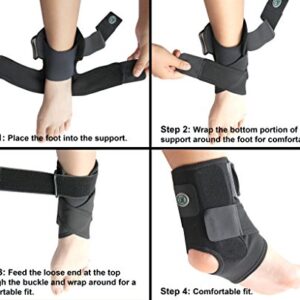 LW Ankle Stabilizer Support Wrap Brace One size - Ankle Protection Injury Recovery Pain Relief