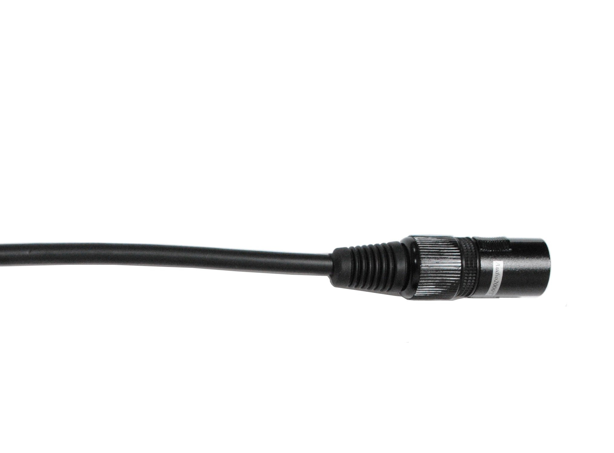 Audio2000's C14050P2 50 Ft 1/4" TRS Right Angle to XLR Male Cable (2 Pack)