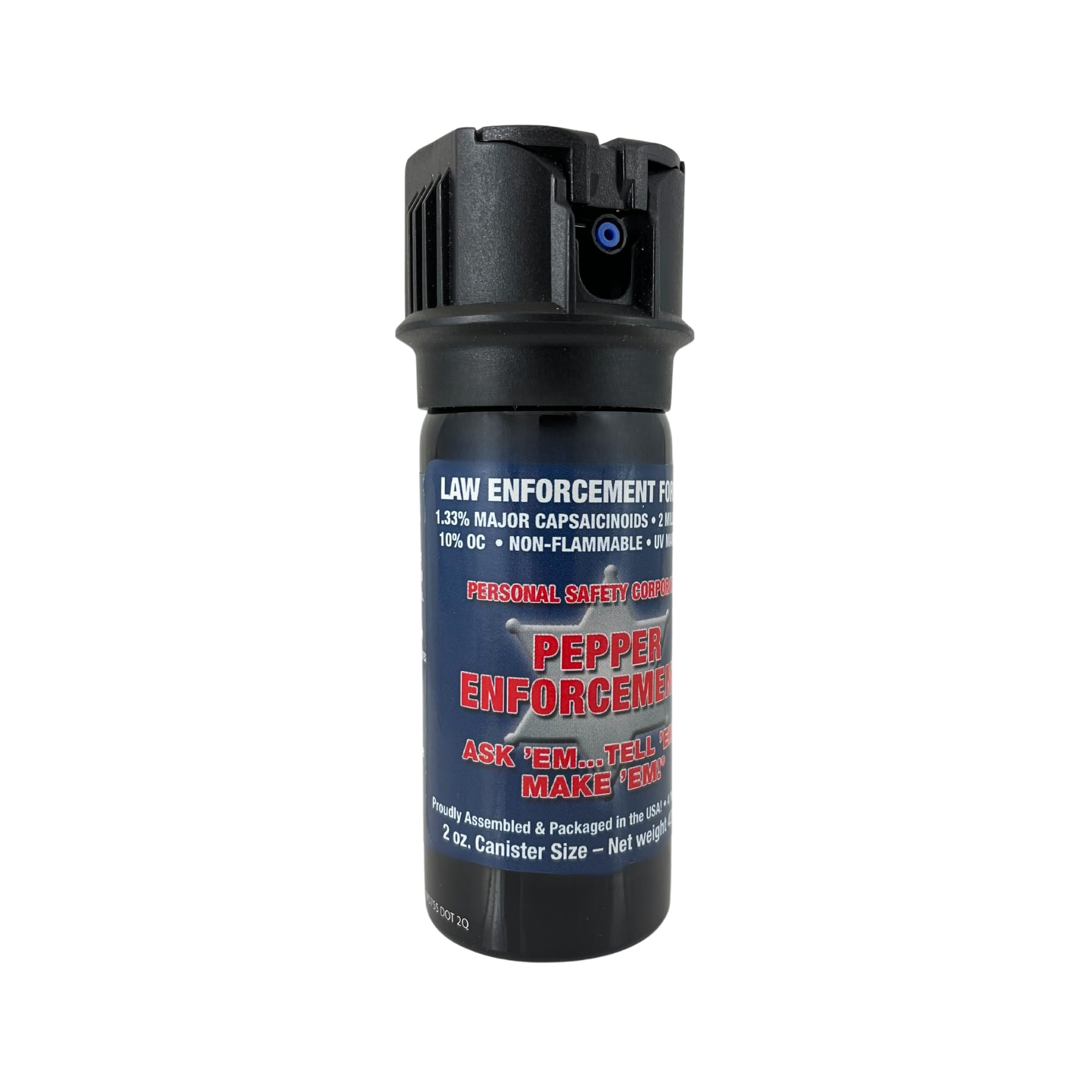 Pepper Enforcement PE510M-FT Splatter Stream Pepper Spray - Maximum Strength 10% OC Formula - Emergency Self Defense Personal Protection & Safety (4-Pack Stream Pepper Spray)