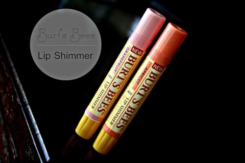 Burt's Bees Lip Shimmer, Grapefruit 0.09 Ounce (Pack of 4)