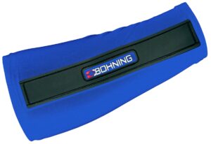 bohning archery slip-on armguard medium, blue