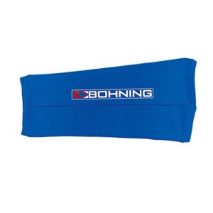 bohning archery slip-on armguard small, blue