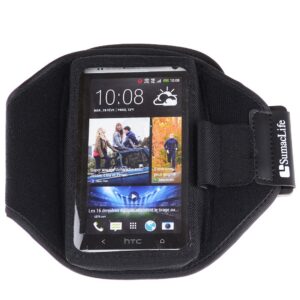 Workout Cellphone Armband Holster Compatible with Panasonic P85 Nxt / P90 / P95 / P101 / P100 / Eluga Ray 530 / X1 Pro/Ray 550 / Sony Xperia XZ2 Compact / XZ2 / L2 / XA2