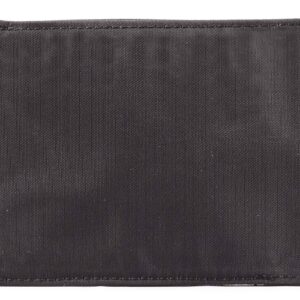 Big Skinny Men's Slimline Bi-Fold Slim Wallet, Holds Up to 25 Cards, Black