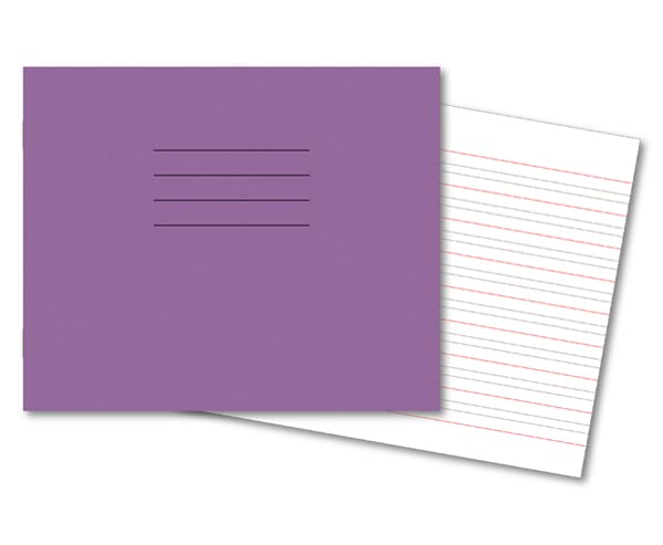 Silvine 165 x 203 mm Handwriting Book (Pack of 25), Purple