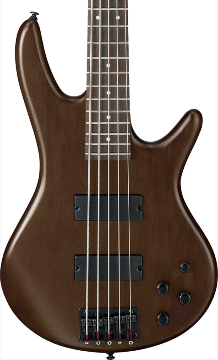 Ibanez 5 String Bass Guitar, Right, Walnut (GSR205BWNF)