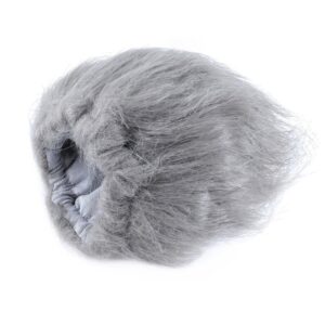 Movo WS2 Furry Microphone Windscreen Muff for Microphones and Recorders up 3" X 80mm (L x D) Fits Zoom H1n, H2n, H4n, H5, Tascam DR-05, and More (Light Gray)