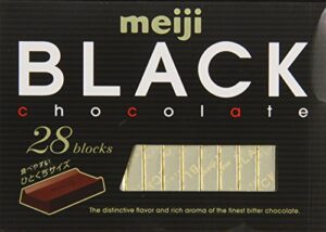 meiji black chocolate, 4.58 ounce