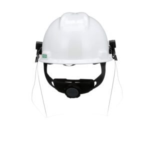 MSA 10118695 V-Gard Accessory System Kit, Includes: White V-Gard Cap, V-Gard Frame for Slotted Caps, Clear V-Gard Polycarbonate (PC)-Visor, Superior Impact Protection