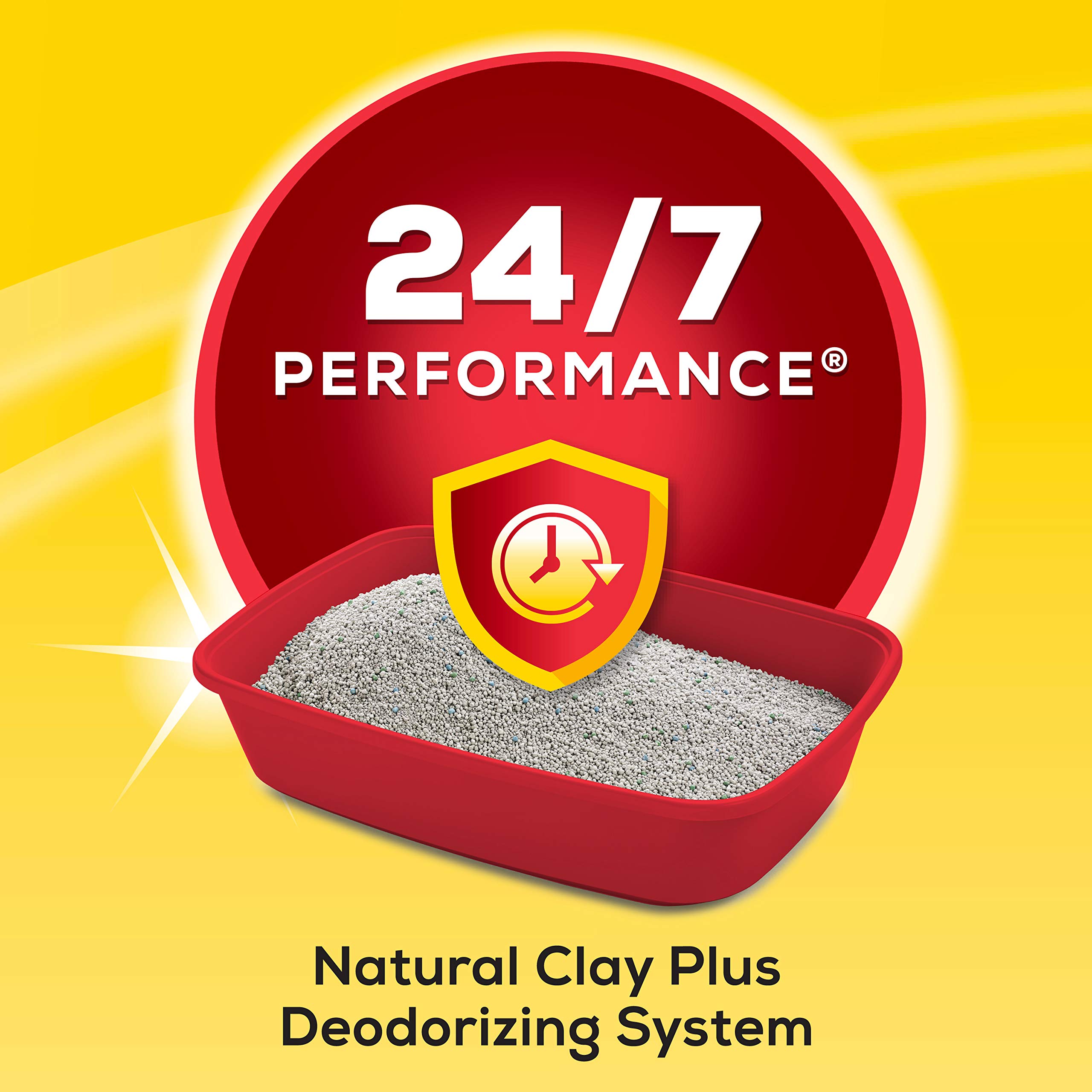 Purina Tidy Cats Clumping Cat Litter, 24/7 Performance Multi Cat Litter - 40 lb. Box