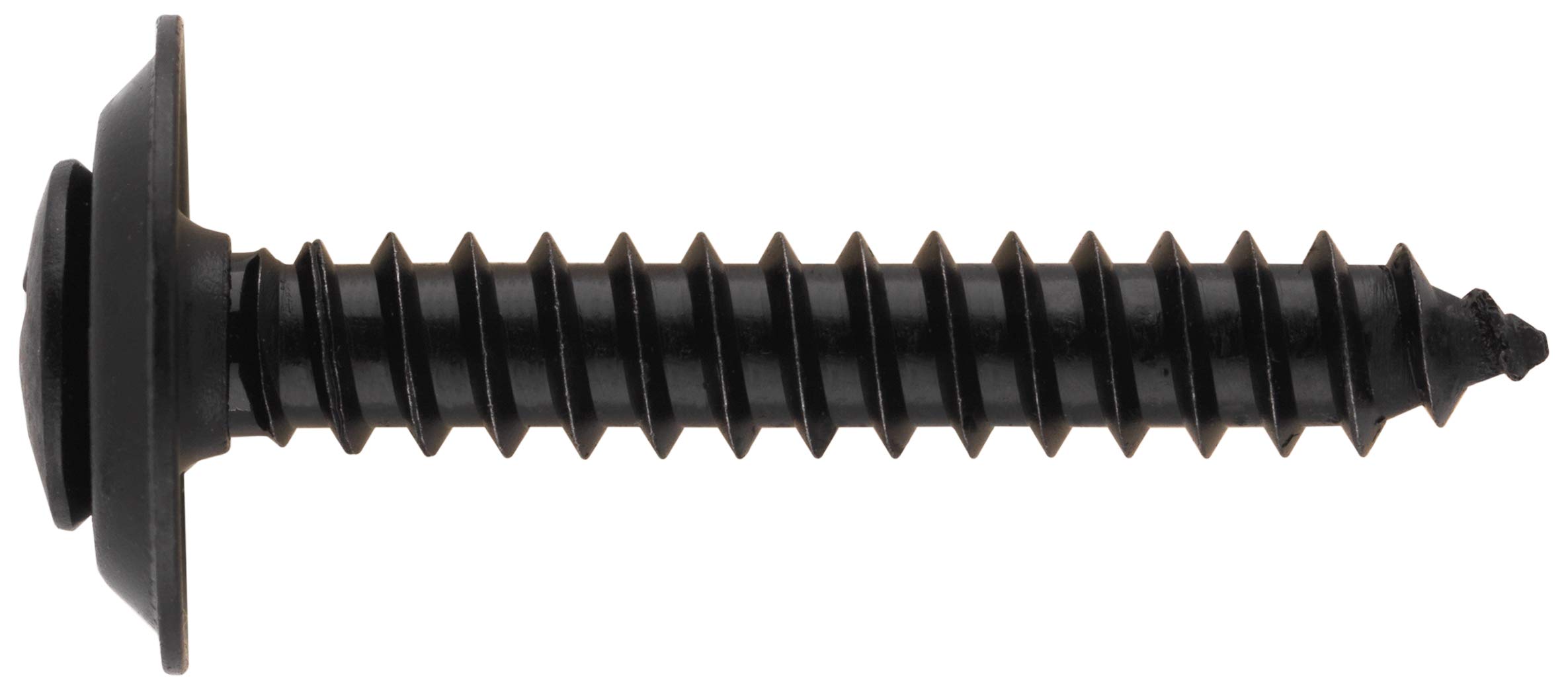 The Hillman Group 3142 10 x 3/4-Inch Oval Phillips Trim Screw with Washer, 20-Pack,Black Phosphate