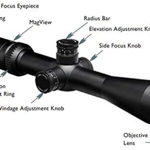 Vortex Optics Viper HS-T 6-24x50 SFP Riflescope VMR-1 MOA , black