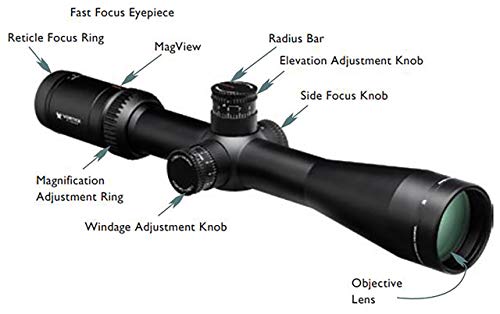 Vortex Optics Viper HS-T 6-24x50 SFP Riflescope VMR-1 MOA , black