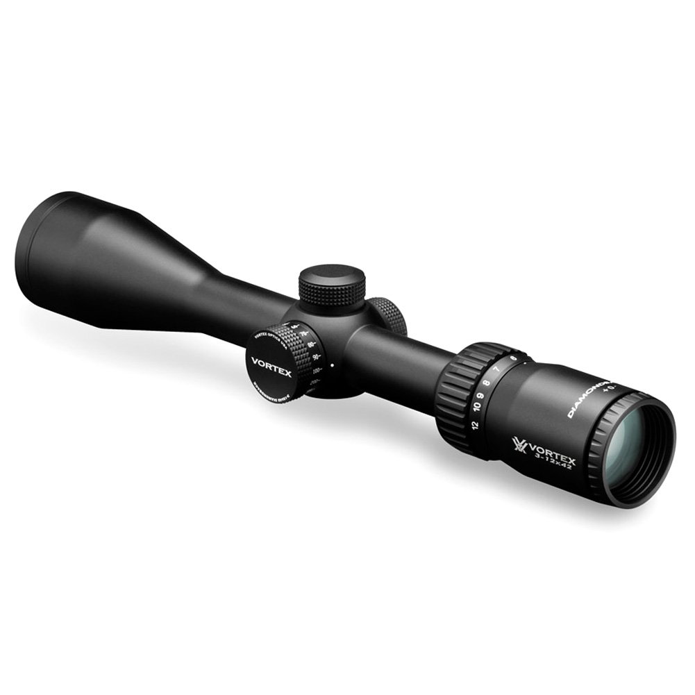 Vortex Optics DBK-10017 Diamondback HP 3-12x42 Riflescope with V-Plex Reticle (MOA), Black