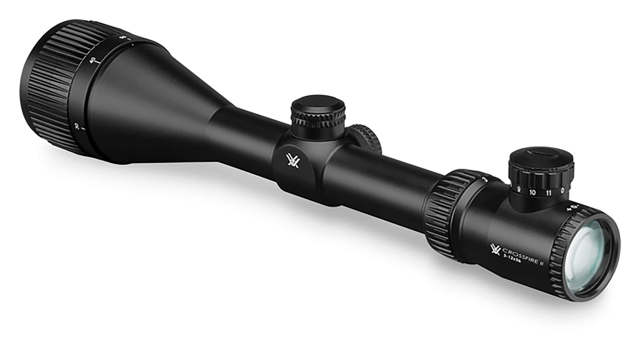 Vortex Optics Crossfire II 3-12x56 Adjustable Objective Hog Hunter, Second Focal Plane, 30mm Tube Riflescope - V-Brite Illuminated Reticle , black