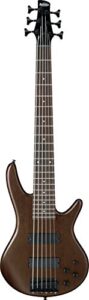 ibanez gsr, 6-string bass guitar, right, walnut flat (gsr206bwnf)