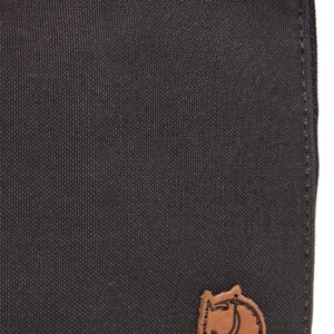 Fjällräven Unisex Zip - Zipper Wallet - Polyester and Cotton Construction - Internal Organization Slot Dark Grey One Size One Size