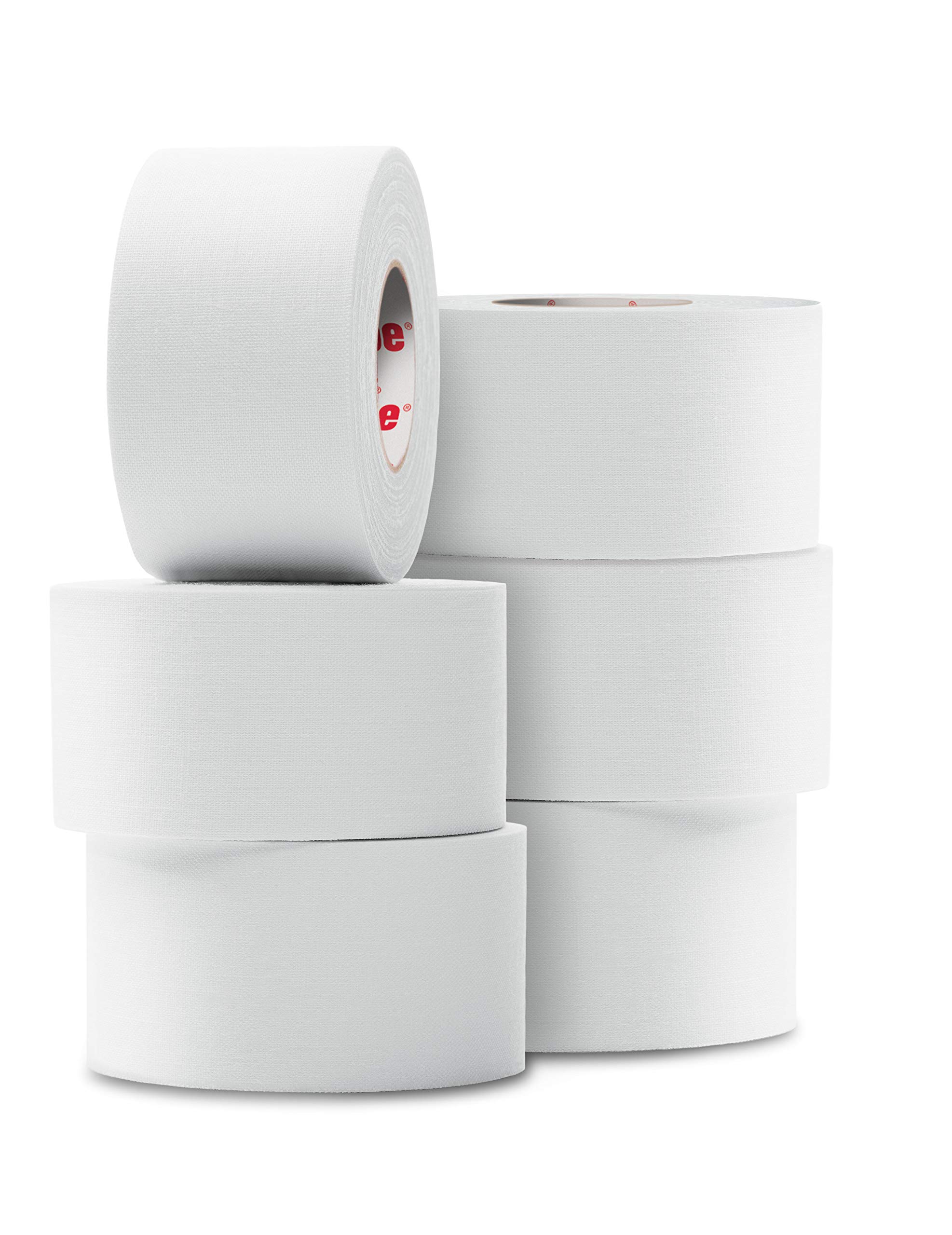 MUELLER Athletic Tape, 1.5" x 10yd Roll, White, 6 Pack